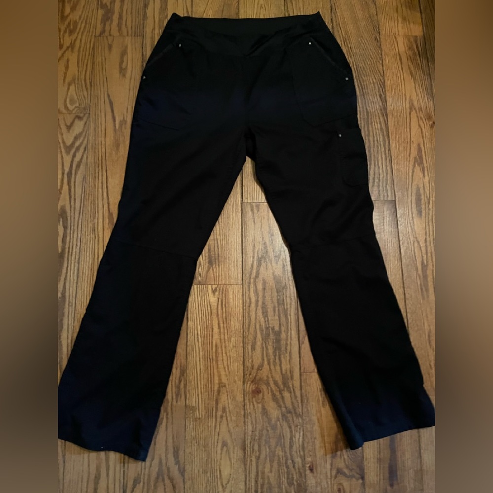 Purple label black scrub pants